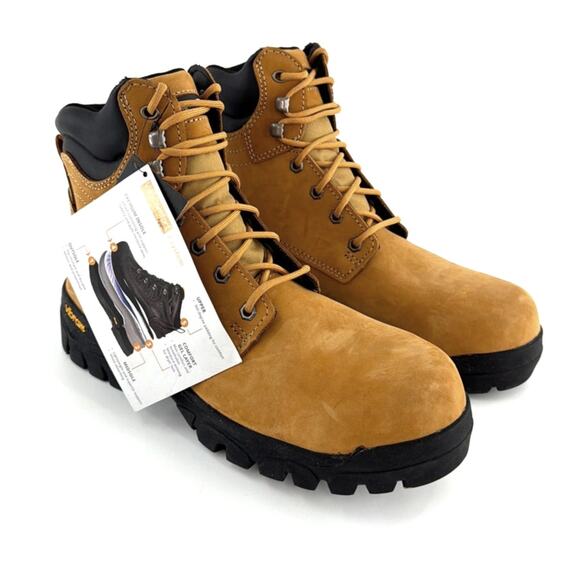 Refrigiwear Men\'s Tan Ice Logger Leather Boots Size 10 main image 7
